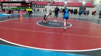 118-126 lbs Round 3 - Lindsey Faulkenberry, Smoky Mountain Youth Wrestling vs Hayden Aardema, BaynardTrained