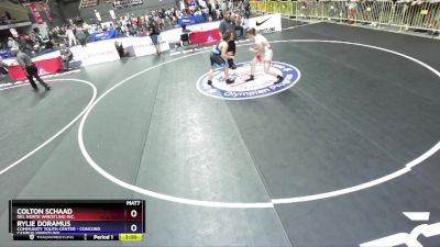 175 lbs Cons. Round 5 - Colton Schaad, Del Norte Wrestling Inc. vs Rylie Doramus, Community Youth Center - Concord Campus Wrestling