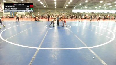 52 lbs Rr Rnd 1 - Cayden Long, Grit Mat Club White vs Dallas Wiliams, POWA
