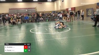 7th Place - Anthony Sindelar, 216 Wrestling (OH) vs Xavier Flores, Center Grove WC (IN)