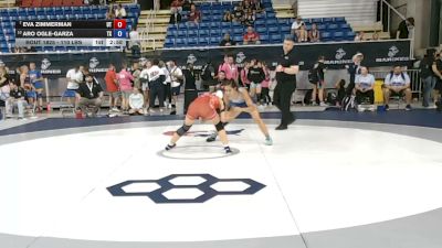 110 lbs Champ. Rd Of 16 - Eva Zimmerman, Utah vs Aro Ogle-Garza, Texas