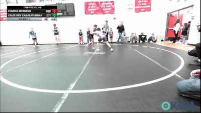Rr Rnd 2 - Lyanna McGuinn, Midwest City Bombers Youth Wrestling Club vs Calix Rey Cabalatungan, Standfast