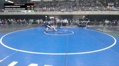 82 lbs Quarterfinal - Logan Pleskovich, McDonald vs Morghan Mehlenbacher, Atlanta