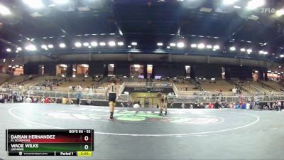 53 lbs Round 4 - Wade Wilks, Jayhawk vs Darian Hernandez, FL Scorpions