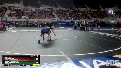 D1-165 lbs Quarterfinal - Olivia Brokaw, Casteel HS vs Isra Faja, Sandra Day Oconnor