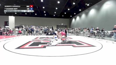 132 lbs Cons. Rd Of 16 - Roberto Casasola, SWKSTC vs Chander Neff, Liberty Warriors