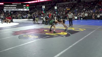 120 lbs Consi Of 16 #2 - Caden Garriott, South Torrance (SS) vs Brice Bearchum, Red Bluff (NS)