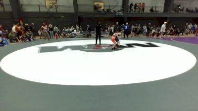 Girls Grades K-2nd FS - 62.8-68.2 Champ. Round 1 - Bellinda Alvarado De Leon, Hillsboro Mat Club vs Korinne Farmer, Askeo International Mat Club