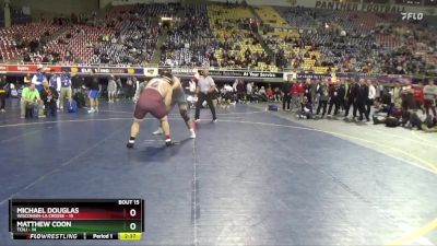 285 lbs Quarters & 1st Wb (16 Team) - Matthew Coon, TCNJ vs Michael Douglas, Wisconsin-La Crosse