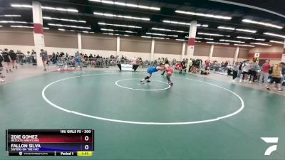 200 lbs Round 2 - Zoie Gomez, ReZults Wrestling vs Fallon Silva, Sisters On The Mat