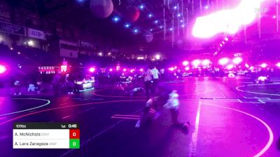 101 lbs 5th Place - Aubrey McNichols, Central Florida Wrestling vs Alisson Lara Zaragoza, Unattached