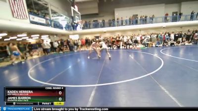 120 lbs Cons. Round 4 - James Barron, Riverton Wolf Pack vs Kaden Herrera, Roy Wrestling Club