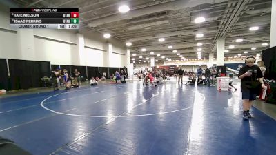 102 lbs Champ. Round 1 - Tate Nielson, Utah vs Isaac Perkins, Utah