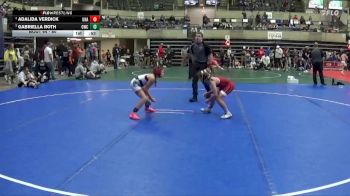 80 lbs Cons. Semi - Gabriella Roth, Outlaw Wrestling Club vs Adalida Verdick, Unattached