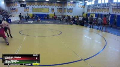 132 lbs Round 2 (8 Team) - Jonas Teixera, Longwood WC vs Douglas Dowda, Griffin Fang