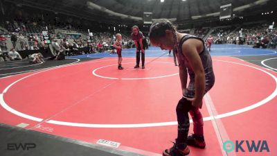 46 lbs Consi Of 8 #2 - Rory Rice, Coweta Tiger Wrestling vs Jett Hamm, Pocola Youth Wrestling
