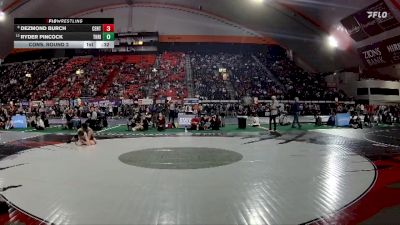 6A 113 lbs Cons. Round 2 - Dezmond Burch, Centennial vs Ryder Pincock, Thunder Ridge