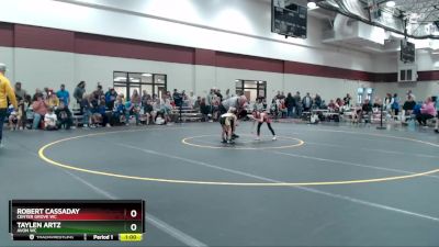 45-49 lbs Semifinal - Robert Cassaday, Center Grove WC vs Taylen Artz, Avon WC