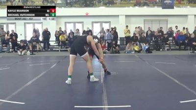 157 lbs Cons. Semi - Michael Hutchison, Millikin vs Kayle Bearson, North Central