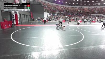 48 lbs Cons. Round 5 - Leighton Theobald, De Soto Wrestling vs Tristan Holden, Delavan-Darien Youth Wrestling