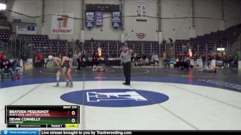 110 lbs Quarterfinal - Brayden Pequignot, North Penn Liberty High School vs Devin Connelly, Longwood