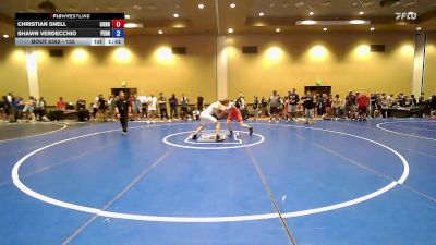 155 lbs 1st Place Match - Christian Snell, Connecticut vs Shawn Verdecchio, Pennsylvania