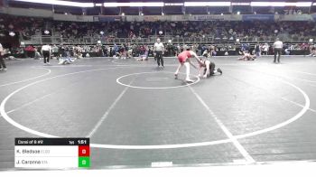 163 lbs Consi Of 8 #2 - Kail Bledsoe, El Dorado Springs, MO vs Joshua Caronna, St. Amant Wrestling Club