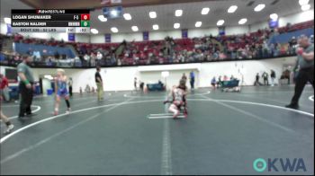 52 lbs Consolation - Logan Shumaker, F-5 Grappling vs Easton Nalder, Skiatook Youth Wrestling