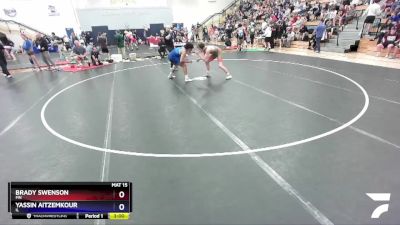 157 lbs Cons. Round 3 - Brady Swenson, MN vs Yassin Aitzemkour, IL