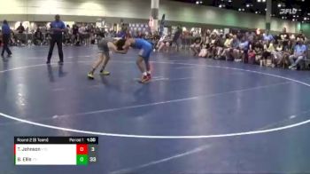 113 lbs Round 2 (6 Team) - Bradlee Ellis, Fuzzy Bees vs Tye Johnson, Dynamic Red