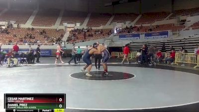 D2-285 lbs Champ. Round 1 - Cesar Martinez, Sierra Linda HS vs Daniel Prez, Flowing Wells High School