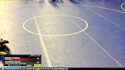 152 lbs Cons. Round 2 - Sergio Porras, California vs Dominick Rojas, Cabrillo High School Wrestling