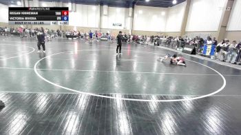 85 lbs Rr Rnd 3 - Regan Kinneman, Thorobred Wrestling Club vs Victoria Rivera, Ecedao