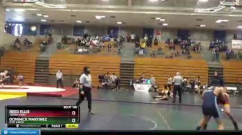 106 lbs Cons. Round 2 - Dominick Martinez, Otay Ranch vs Reed Ellis, Torrey Pines