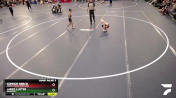 58 lbs Champ. Round 2 - Connor Krech, Anoka Youth Wrestling vs James Luster, Minnesota