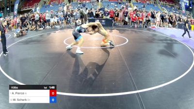 113 lbs Rnd Of 16 - Alexander Pierce, IA vs William Schork, OH