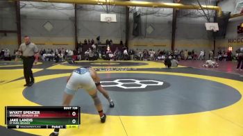 113 lbs Cons. Round 3 - Wyatt Spencer, Wyoming Seminary (PA) vs Jake Landis, St Paris Graham