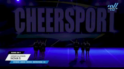 Lunar Allstars - Nova's [2024 L1 Junior - Novice - Restrictions - D2 Day 1] 2024 CHEERSPORT Atlanta Classic