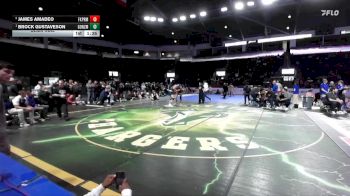 190 lbs Semifinal - Brock Gustaveson, Gonzaga Prep vs James Amadeo, Franklin Pierce