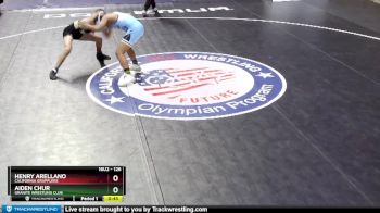 126 lbs Cons. Round 7 - Aiden Chur, Granite Wrestling Club vs Henry Arellano, California Grapplers