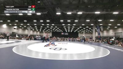 56 lbs 7th Place Match - Dax Luft, LeVici Prep vs Mason Payton, Perry Meridian Wrestling Club