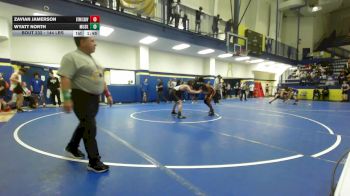 144 lbs Semifinal - Zavian Jamerson, Bookert T Washington vs Wyatt North, Muskogee