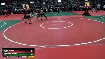110 lbs Champ. Round 2 - Coleton Adams, WEWA vs John Adams, GFF2