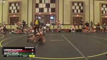 101 lbs Quarterfinals (8 Team) - Connor McLaughlin, Elite Wrestling Black vs Beckett Leclair, Smittys Barn Hardrockers