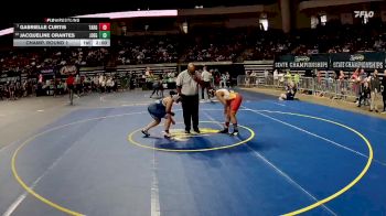 G 165 lbs Champ. Round 1 - Gabrielle Curtis, Tara Girls vs Jacqueline Orantes, John Ehret Girls