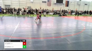 50 lbs 2nd Place - Alison Sutfin, Top Rank vs Krew Eylicio, Juggernaut WC