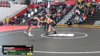 285 lbs Semifinal - Ethan Wood, Mount Vernon vs Grant Wilson, Solon