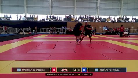 Maximiliano Sanchez vs Nicolas Rodriguez 2025 ADCC South American Championship