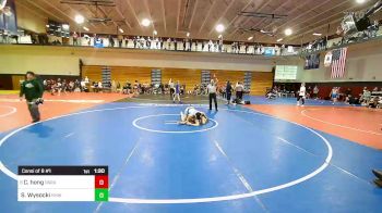 126 lbs Consi Of 8 #1 - Chris Hong, Paramus vs Shane Wysocki, North Hunterdon