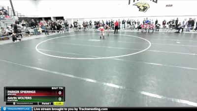 113 lbs Quarterfinal - Gavin Wolters, Hartford vs Parker Spierings, Brillion